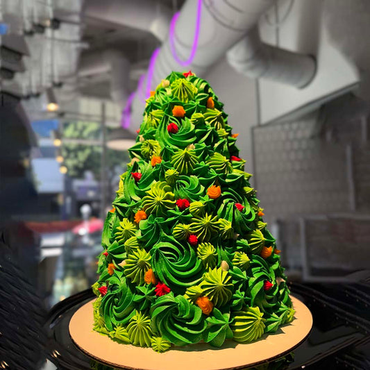 Christmas Tree Cake (12″ Tall)